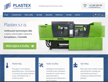 Tablet Screenshot of plastex.cz